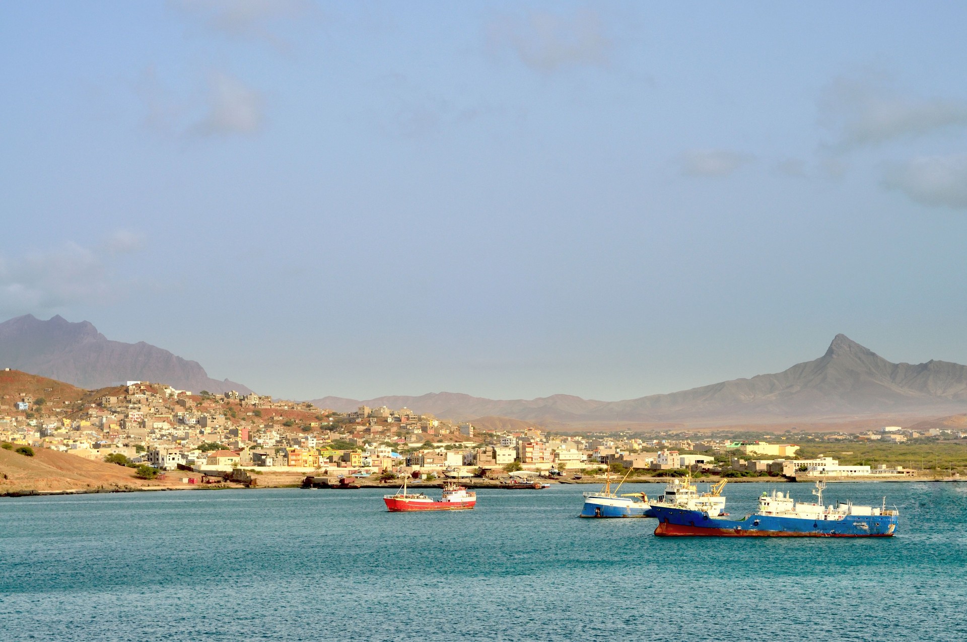 Mindelo Marina Scene